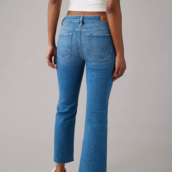 American Eagle Kick Boot Crop Jeans - Picture 9 of 9